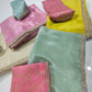 Pure tissue silk saree with handwork cutdana border and Banarasi weaving blouse