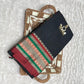Soft Narayanpet saree with stripes and beautiful weaving border