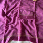 Viscous georgette with satin borders and round sequins buttas