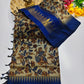 Premium silk cotton saree with kalamkari prints