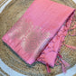 Semi katan sarees with zari checks