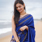 Arani silk cotton saree with checks