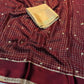 Beautiful viscose georgette saree with sequins butti