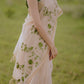 Premium tissue linen saree with beautiful embroidery