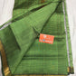 Beautiful Mangalagiri Silk cotton saree with zari checks