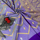 Premium semi soft silk saree with zig zag design weaves