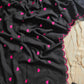 Pure and authentic mul cotton sarees with heart embroidery and scalloped border