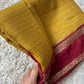 Beautiful khaddi georgette saree with intricate weavings!