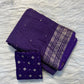 Beautiful russian viscous silk saree with checks