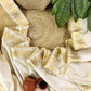 Semi tussar silk with zari border - ecg