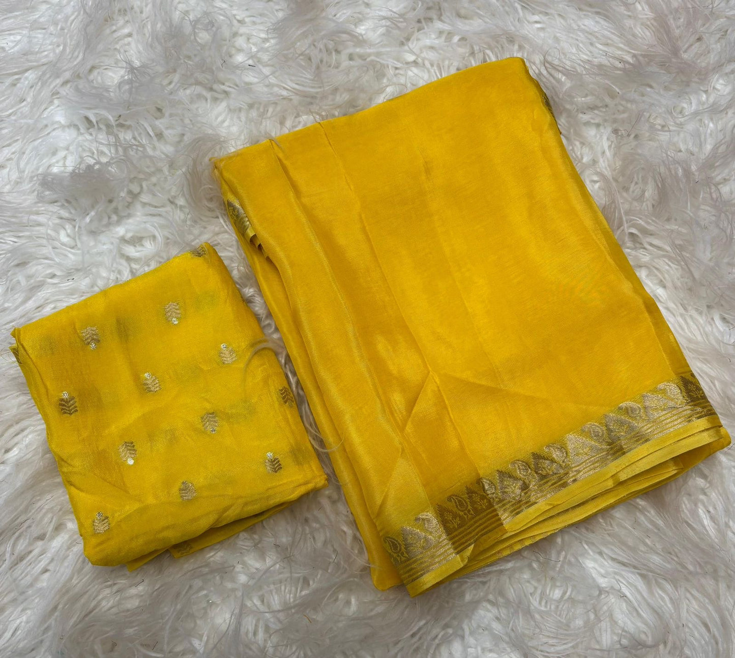 Soft viscous crepe silk saree