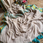 Soft Mul cotton saree - Teal