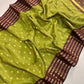 Semi Banarasi katan silk saree with fine weavings