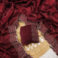Premium space silk saree with cutdana work