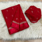 Viscous georgette with sequins buttas