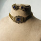 Beautiful AD Blue choker set