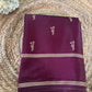 Beautiful semi gajji silk saree with beautiful floral butta weavings