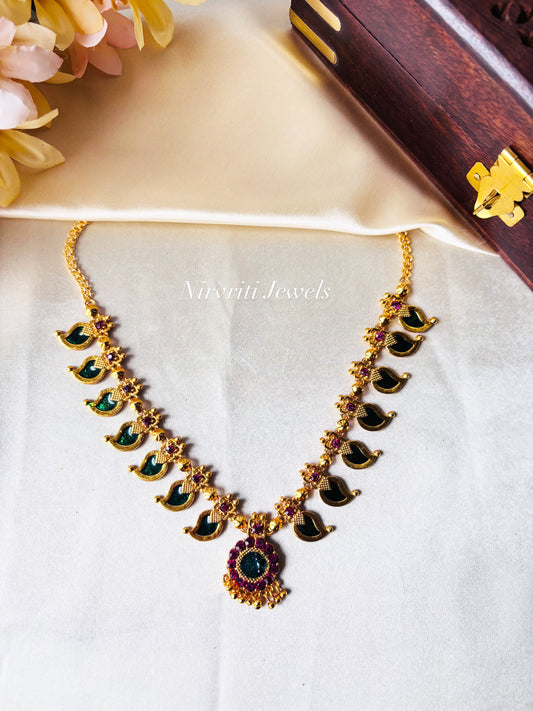 Beautiful manga palakka necklace