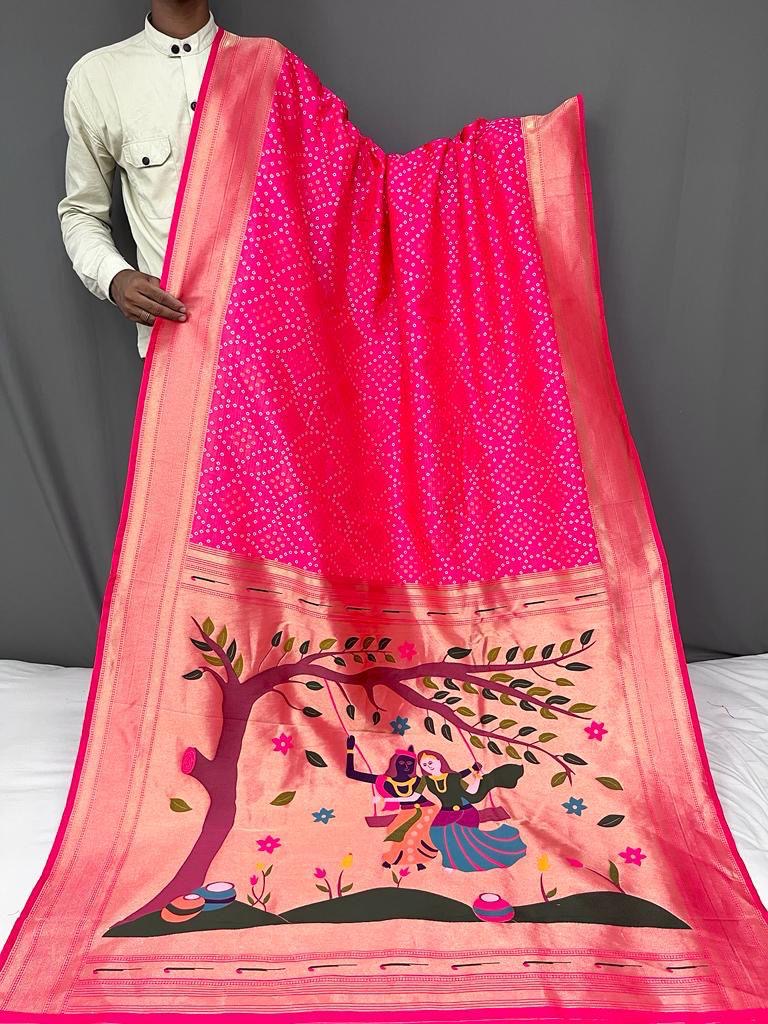 Nadira - soft paithani silk