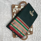 Soft Narayanpet saree with stripes and beautiful weaving border