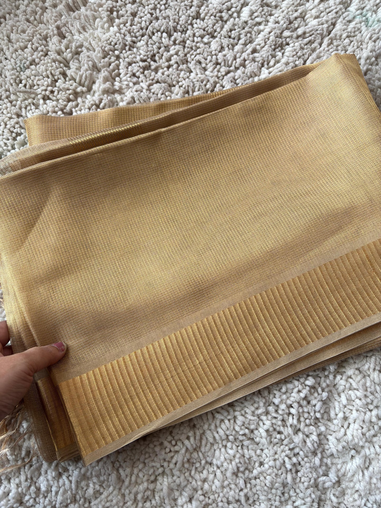 Pure tissue tussar silk saree