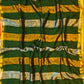 Linen sarees with gold silver zari stripes all over!