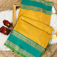 Beautiful semi silk saree with contrast border (Prebooking 35 days)