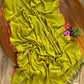 Pure and authentic mul cotton sarees with heart embroidery and scalloped border