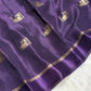 Beautiful khadi viscous silk - deer design