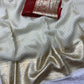 Semi georgette viscous checks saree