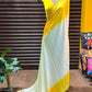 Beautiful viscous satin silk with bandhini prints - Chaitra reddy inspired