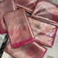 Semi banarasi tissue saree