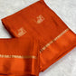 Beautiful khadi viscous silk - deer design
