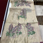 Soft off white muga cotton saree with floral weavings