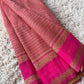 Beautiful khaddi georgette saree with intricate weavings!