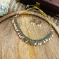 Beautiful ilakkathali choker - green