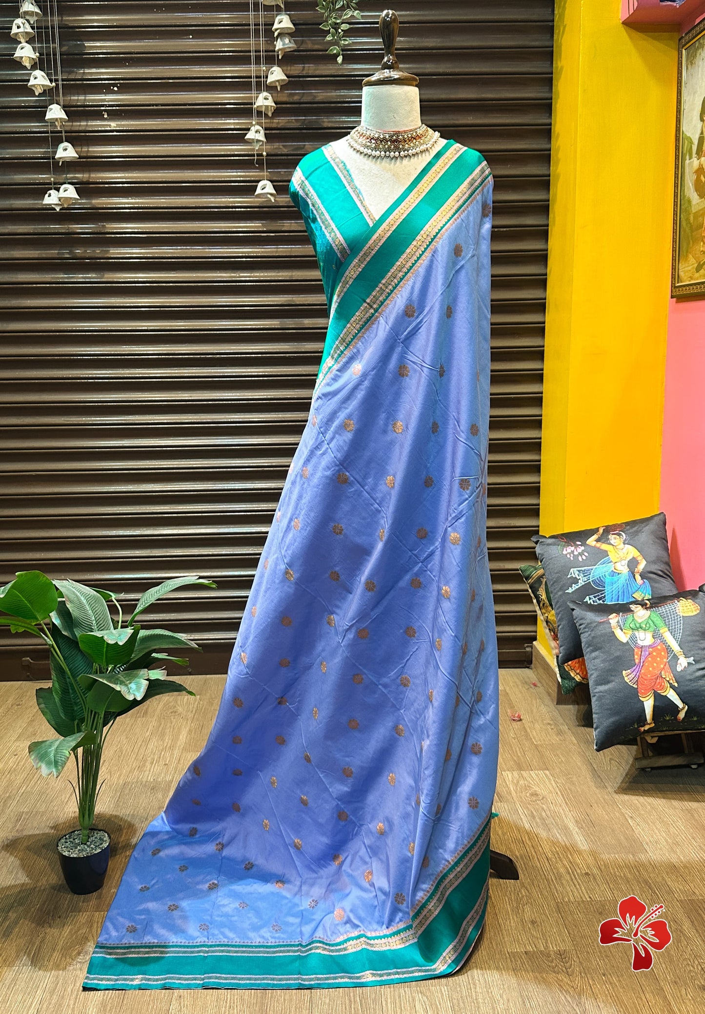 Premium kanchi semi silk saree
