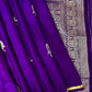 Beautiful semi satin silk saree with pichwai weavings