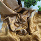 Mul cotton tissue Golden saree