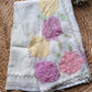 Pure organza appliqué work saree