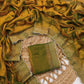 Premium space silk saree with cutdana work