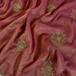 Soft two tone tissue silk with sequins and gotta patti work