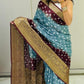 Semi dola silk with bandhini prints