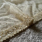 Pure tissue silk saree with pearl sequins handwork