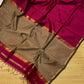 Pure Maheshwari Silk cotton with small border
