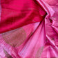 Raw Silk Saree with Banarasi weaves