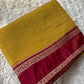 Beautiful khaddi georgette saree with intricate weavings!