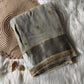 Pure georgette viscous saree with rich satin border and tiny flower buttas