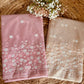 Premium semi organza saree with thread work