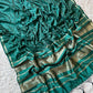Banarasi semi katan silk with buttas